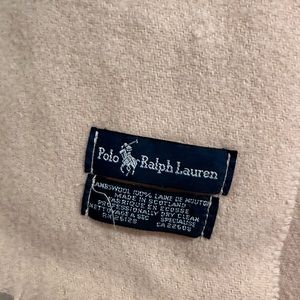 Ralph Lauren - Beige Lambswool Scarf
